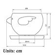 O8 ! Co 6.1 7.2 04.4 10.5 Units: cm Pikolino planter