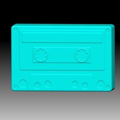 MusicCassette.jpg Archivo STL CASETE MUSICAL CHAMPÚ SÓLIDO Y MOLDE PARA BOMBA DE JABÓN・Modelo para descargar y imprimir en 3D