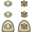 DG-2.png Laughing Protectorate Space Chappies Shoulder Pads and 3D transfers - Death Guard
