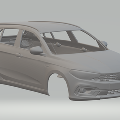 1.png STL file fiat tipo body・3D printing design to download