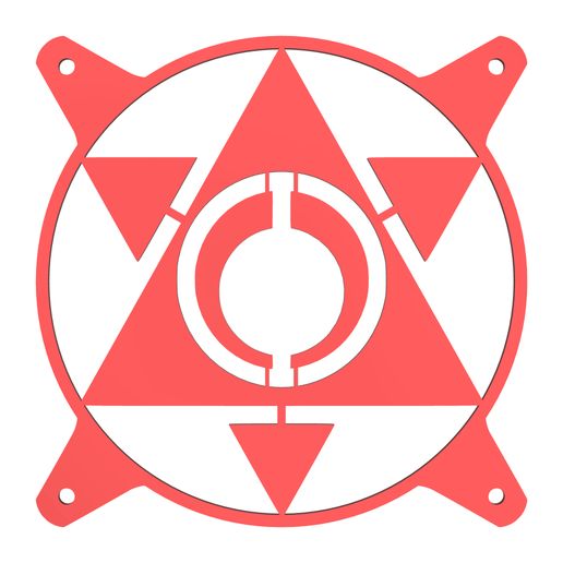 Fullmetal Alchemist OUROBOROS - Custom 120mm Fan Grill Face Plate Cover - PC Gamer Modding