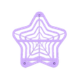 Star_Shelf_V1.stl Spider Web Star Shelf
