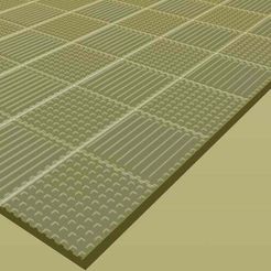 qtrcheckerboard.jpg Free STL file quarter checkerboard・3D printing idea to download