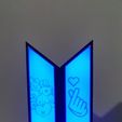 J F i f 5 Luminous BTS logo sign