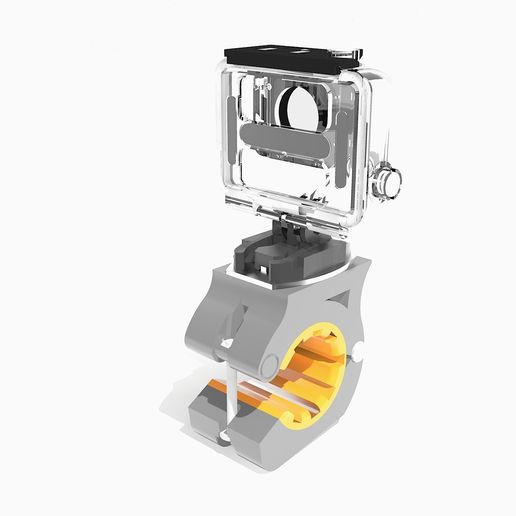 Download STL file gopro handlebar mount / gopro handlebar mount • 3D