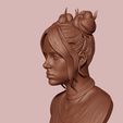 08.jpg Billie Eilish portrait sculpture 1 3D print model