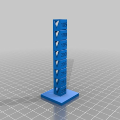 9c5b111c011479b00df94c088b0d97e3.png Free STL file Temp Tower 185 - 220・3D printable model to download