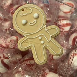 gingerboy.jpg Free 3D file Gingerbread Boy Decoration Ornament・3D print design to download