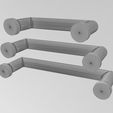 wf1.jpg Cabinet drawer handle and pull N015 miniset 3D print model