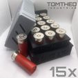 IMG_6458.jpg TOMTHEO 15x Runde 12 Gauge 2 3/4in Shell Ammo Box Lagerung Kiste