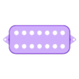 cover_humbucker_7strings_full_holed_Ibanez_RG_V2-Body.stl Humbucker-Cover-7 for Ibanez RG series