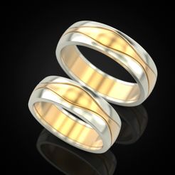 Wedding-ring-79-1.jpg Fichier STL Anneau de mariage 79・Design pour impression 3D à télécharger