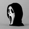 untitled.364.jpg Ghostface from Scream bust ready for full color 3D printing