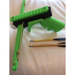 bd5da400eecc38bb5910774bee1e5e18_preview_featured.jpg Бесплатный STL файл Pistol Crossbow (With Optional Slide Stock)・Идея 3D-печати для скачивания