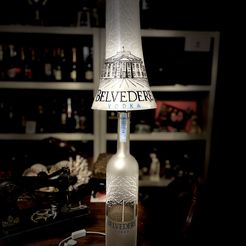 IMG_1902.jpg Archivo STL vodka belvedere pantalla de lámpara・Plan imprimible en 3D para descargar, emaperru
