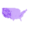 USA Heightmap.stl USA Heightmap