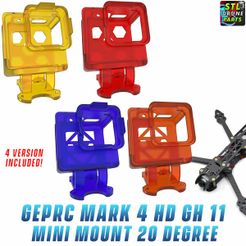 Geprc-Mark-4-HD-GH11-Mini-Mount-20-degree-1.jpg GEPRC Mark4 HD Gopro Hero 11 Mini Mount 20 Degree