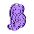 sirenita.stl little mermaid cookie cutters / little mermaid cookie cutters