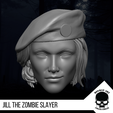 16.png Jill The Zombie Slayer Head for 6 inch action figures