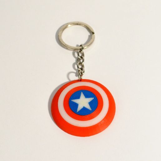 c_america_3.jpg STL-Datei Captain America Shield Keychain kostenlos herunterladen • Vorlage für 3D-Drucker, 2be3d