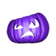 Pumpkin 2-3new Front.stl Jack-O-Lantern - Little Grump (Katı ve İçi Boş Versiyonlar)