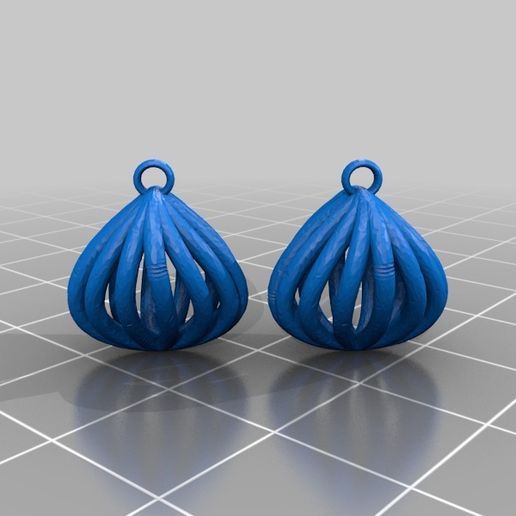 Download Free Stl File Earring 3 • 3d Printing Design ・ Cults