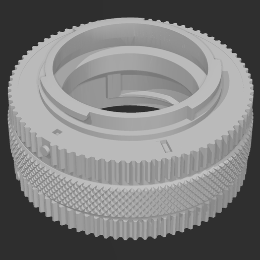Canon EF-M - Minolta MD adapter 3D model
