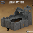 Scrap_Bastion_Verso.png Scraps Bastion - Space Orcs Building