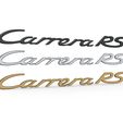 1.jpg Carrera RS Porsche-Emblem-Schild