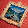 DSC04730-2.jpg Baroque Picture Frame Square 13 x 13 cm (5.1 x 5.1) inches