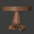 FancyTable-03.png Fancy Round Wooden Table ( 28mm )