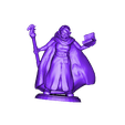 elf_mage_casting.stl Fantasy Mini Collection (mehrere Posen)