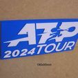 atp-tour2024-torneo-tenis-profesional-carlos-alacaraz-bola-impresion3d.jpg ATP, Tour2024, Poster, sign, signboard, logo, print3d, player, tennis, professional, tournament, tournament