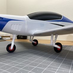 tempImagezcGH6q.jpg Free STL file RC Airplane Tires・3D printing template to download