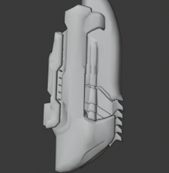 Captura4.PNG Free OBJ file DOOM SLAYER (DOOM ETERNAL) ARM WEAPON・3D print design to download