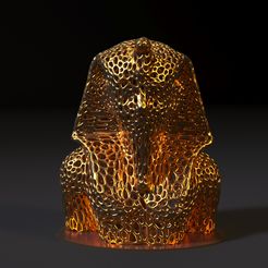 10007.jpg Archivo 3D Estatua de Tutankamón・Modelo imprimible en 3D para descargar