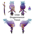 Chibi-Dragonmancer-Yasuo.png Chibi Dragonmancer Yasuo Little Legend | League of Legends TFT (4 Poses)