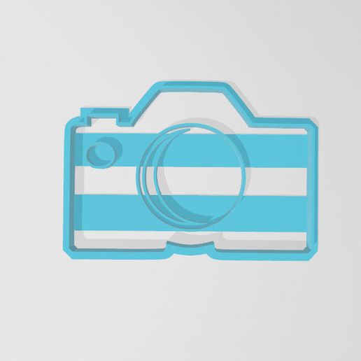 Cookie cutter camera 3D model