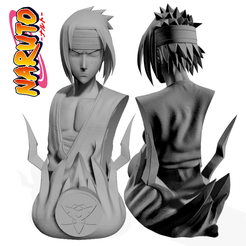 PhotoRoom-20231202_225508.png Sasuke Uchiha Bust - Naruto