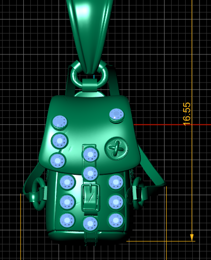 dimension.png Mochila Colgante Modelo Imprimible 3D