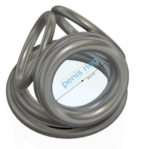 Cage Interlock STL file Quad 4 Ring Cock and Ball Cage - Scrotum cage - interlock ...