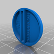 BigMrTongBase25mmBrandedSlotted.png STL-Datei 28mm Hefter Kampfdroide Miniatur kostenlos・3D-Druck-Modell zum herunterladen