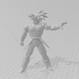 2.png Bardock (Dragon Ball) 3D Model