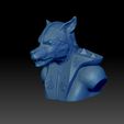 Shop5.jpg Three Gods II Mahes-Herischef + Wolf-Hound-Bust -STL 3D print file