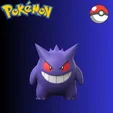 d2fef23cc98c34b8927da0fc97046c25.webp Gengar Pokemon (4 couleurs ams et stl)