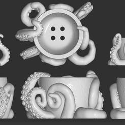 maceta_pulpo1.png STL-Datei Topf Oktopus Tentakel herunterladen • 3D-druckbares Modell, MR_3D_Store