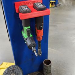 20221007_093623.jpg STL file Snap On Magnetic Dual Tool Hanger Holder・3D printing design to download