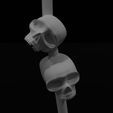skulls-on-spikes-007.jpg Skulls on spikes wargames terrain 3d models 3D print model
