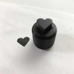256246D2-9ED3-44FA-95AA-761A44FE527E.jpg STL file Basic Heart Stamp・3D printer model to download