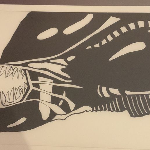 alien-5.jpg Alien: Xenomorph - Framed lithograph